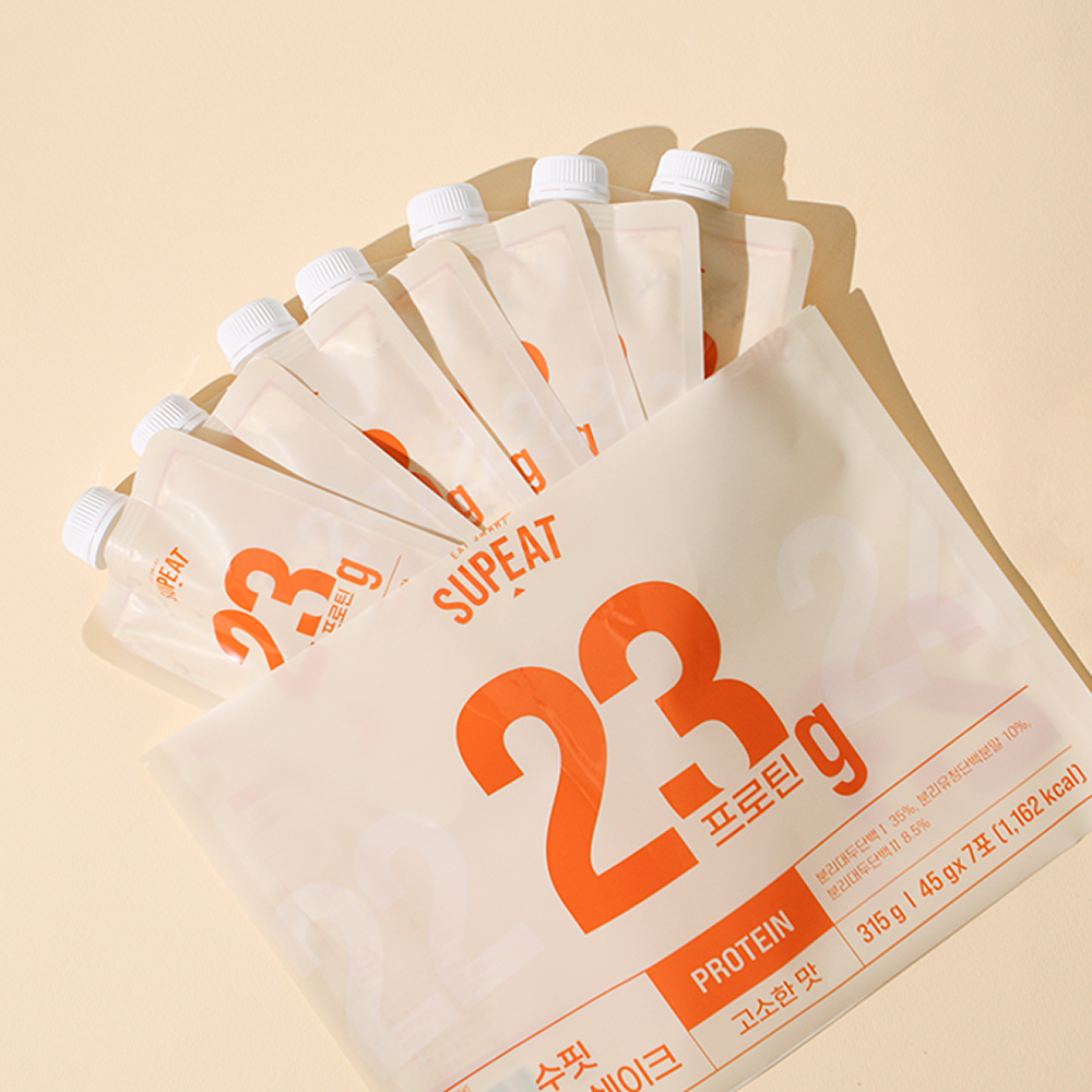 [넾다세일] 수핏 단백질 쉐이크 식사대용 파우치 고소한맛(곡물맛) 7포, 1개 - 상세 이미지 2