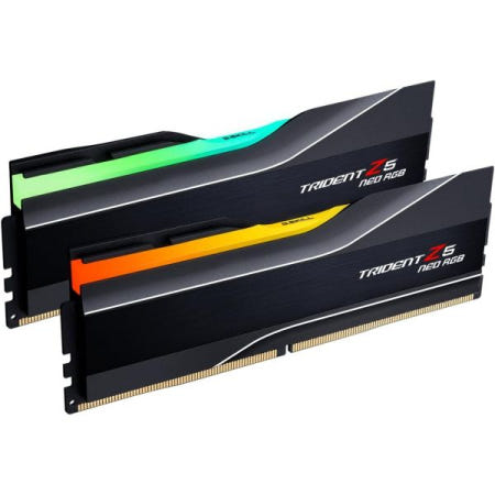 [해외]G.SKIL 트라이던트 Z5 네오 RGB 시리즈 (AMD 엑스포) DDR5 RAM 32GB (2X 16GB) 6000MT/s CL26-36-36-96 1.45V 데스크탑 컴