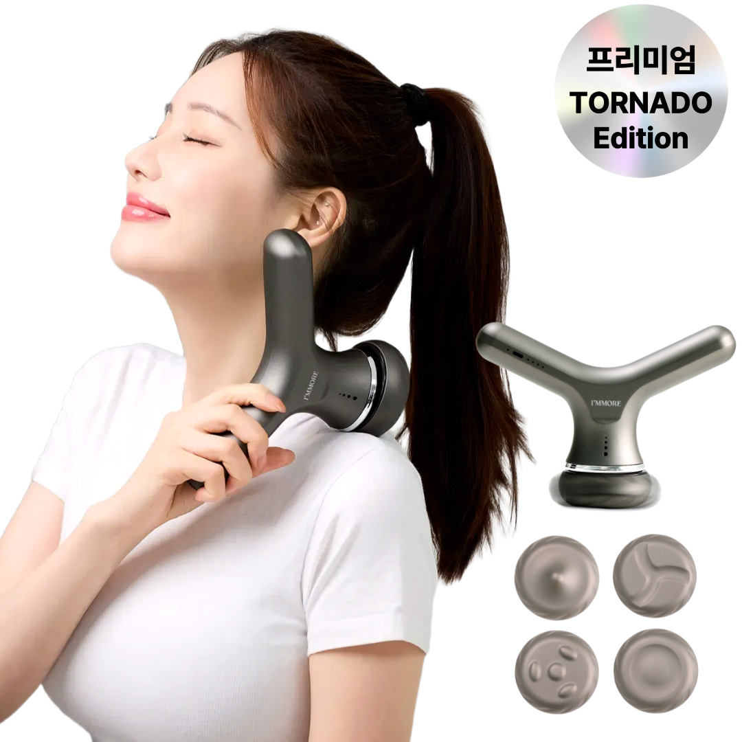 아임몰 토네이도 무선 마사지건 미니 어깨 마사지기 - 상세 이미지 4