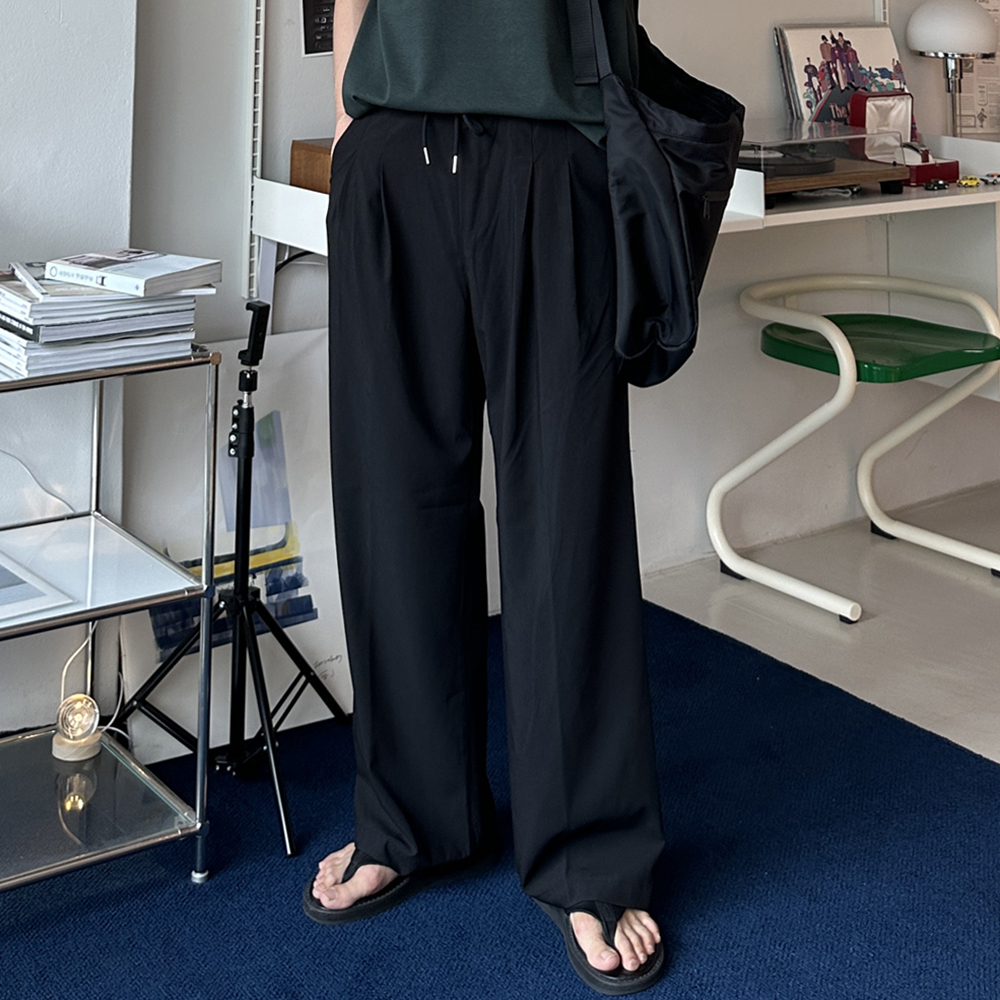 남자 여름바지 쿨 밴딩 아이스 팬츠 남자 냉장고바지 - 상세 이미지 3