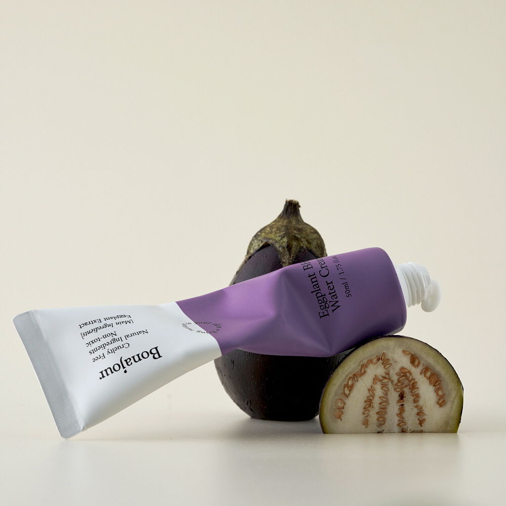 보나쥬르 비건 가지 BHA 수분크림 / 바하 저자극 피부각질 피지케어 50ml - 상품 이미지