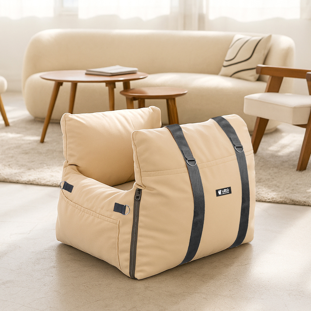 레토 3in1 강아지 카시트 방수 애견 대형견 중현견 올커버 분리형 쿠션