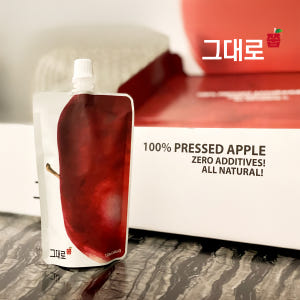 그대로 쭙 국산 사과즙 원물 100% NFC착즙 스파우트파우치 프리미엄 ... 맛있게 먹은 솔직 후기 - 상품 이미지 2