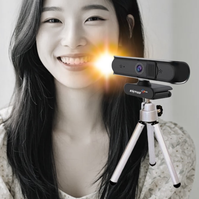 화상 회의용 카메라 고화질 웹캠 강의용 카메라 웹켐 방송용 캠 - 상품 이미지