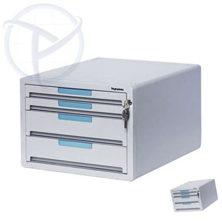 서류함 프라노2 4단키 문서함 서류분류함 처방전보관 파일박스 파일함