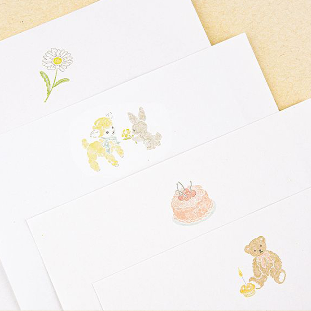생일 기념일 프로포즈 편지지 감성편지지 블루버드 - 상세 이미지 2