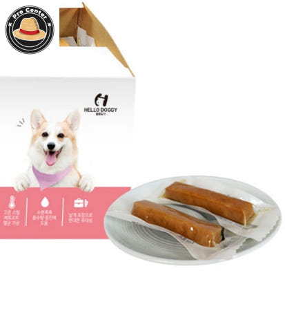 프로센터 헬로도기 스팀건조 연어 껍질 (50p) 노령견간식 애견영양식 강아지건강간식