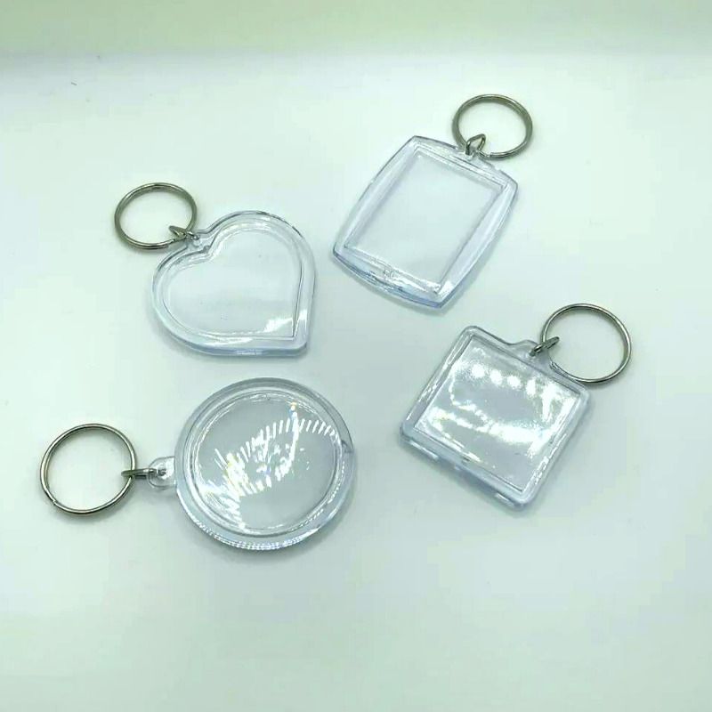 DIY 아크릴 증명 사진 키링 증사 홀더 액자키링 민증 열쇠고리 반명함 포토 키홀더 프레임 - 상품 이미지