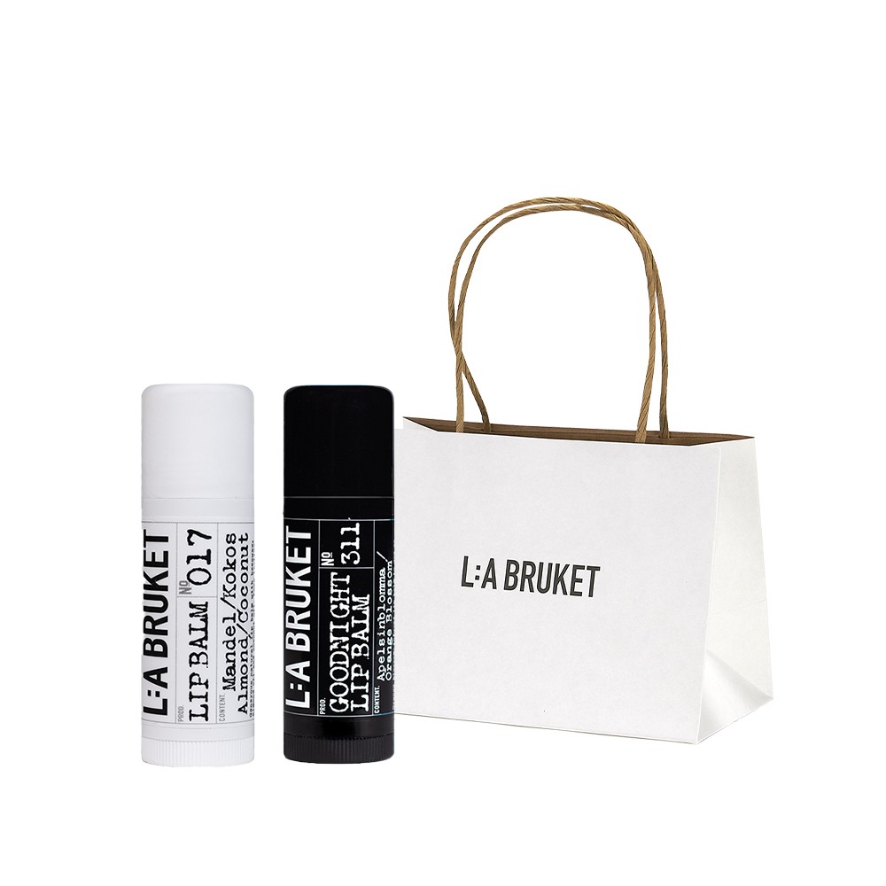 [라부르켓] 오리지널 & 굿나잇 립밤 듀오 14g x 2 (쇼핑백 증정)