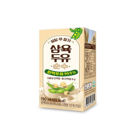 [삼육식품]삼육두유순수 무가당 달지않은두유 무첨가 72팩