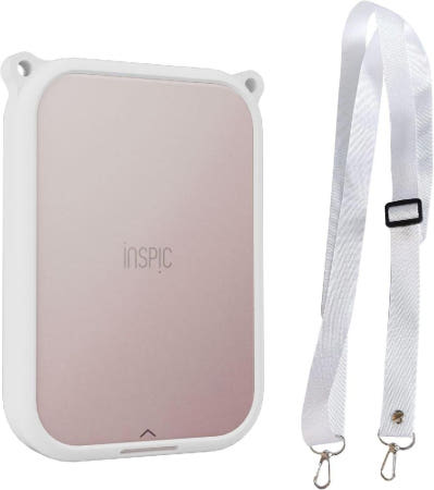 [해외]캐논 미니 포토 프린터케이스 iNSPiC PV-223-WH YCJDP-정품 충전타입 c/종이 이젝터 사진인쇄