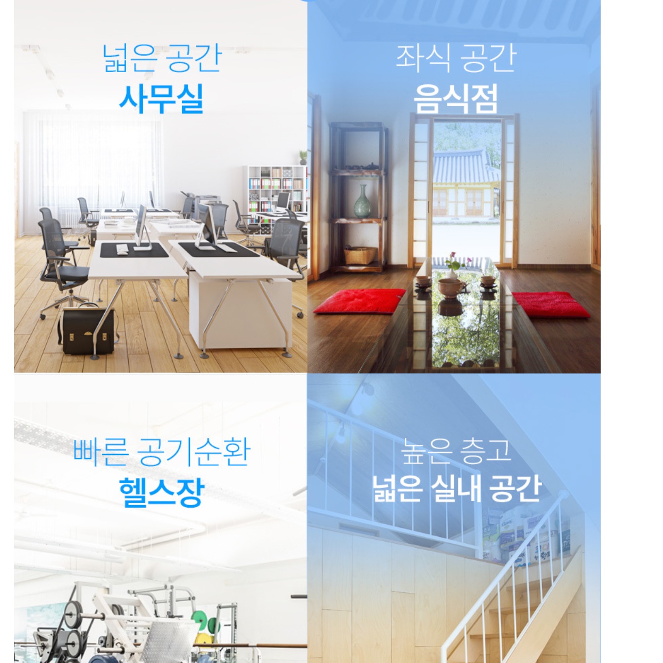16인치 바닥 선풍기 현장용 낮은 선풍기 영업용 선풍기 산업용 서큘레이터 - 상세 이미지 4