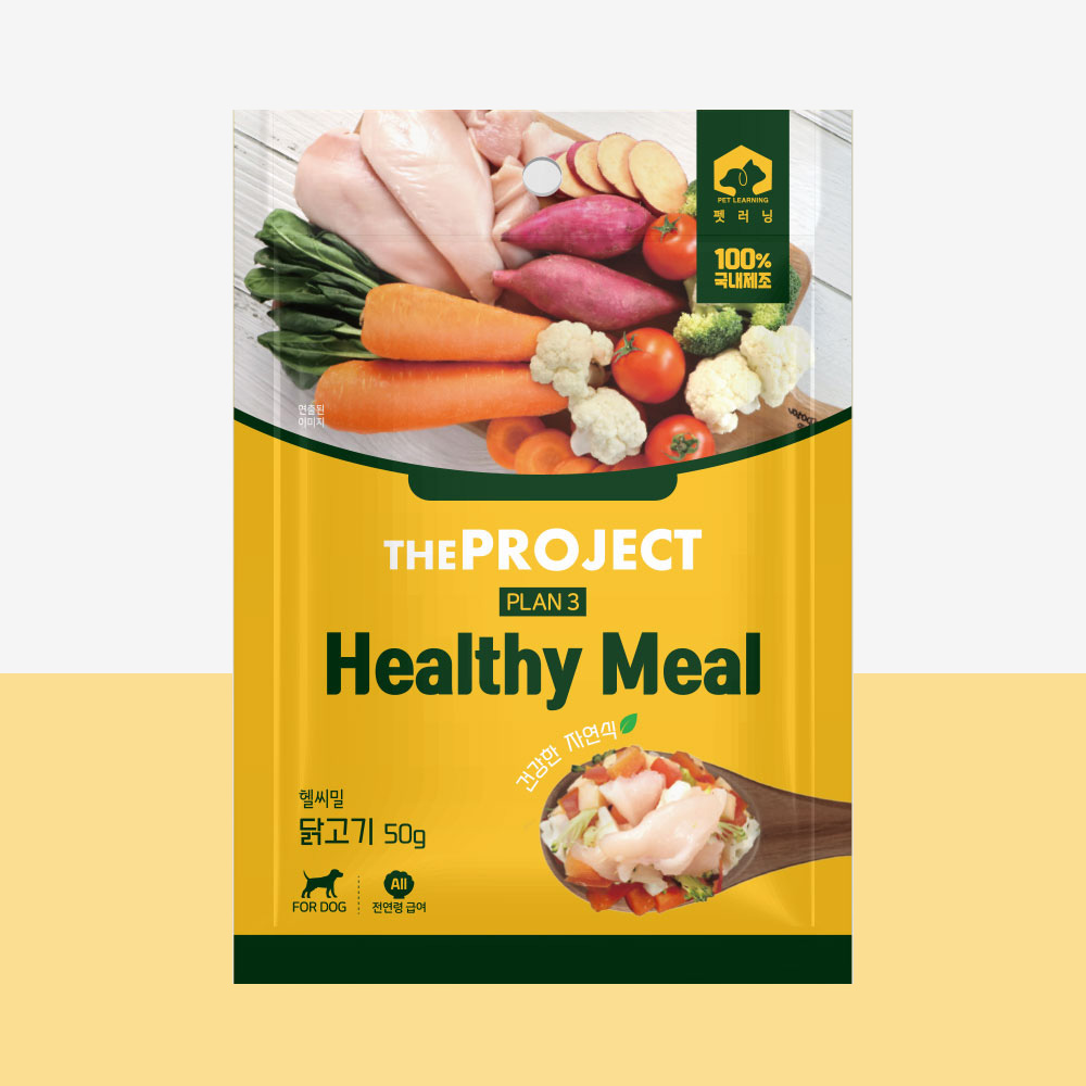 펫러닝 국내산 강아지자연식 강아지수제사료 습식 노령견 닭고기, 50g, 1개