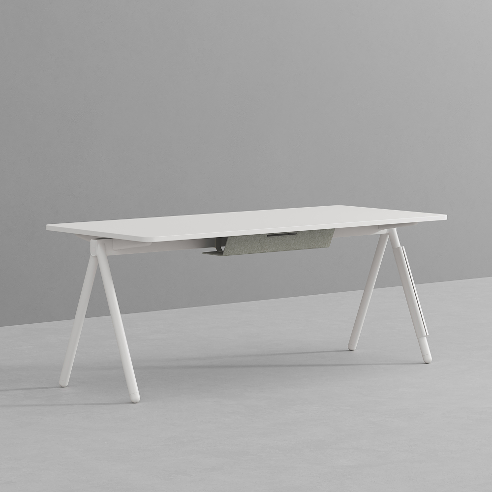 데스커 멀티데스크 1800x800mm, 화이트 - 상품 이미지
