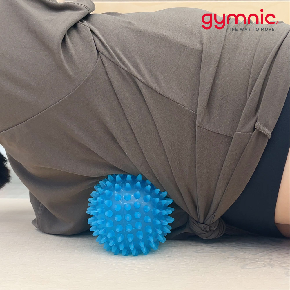 이태리 짐닉 리플렉스볼 9cm 블루 돌기 족저근막염 마사지볼 발바닥 손 발 지압볼 - 상품 이미지