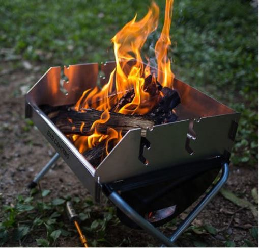 밥캠핑 밥그릴 가방 화로 미니 불멍 화로대 바베큐 접이식