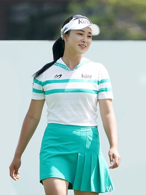 마스터바니 골프웨어 여성 세일러 스트라이프 니트 반팔 티셔츠 XUSR60224A - 상세 이미지 3
