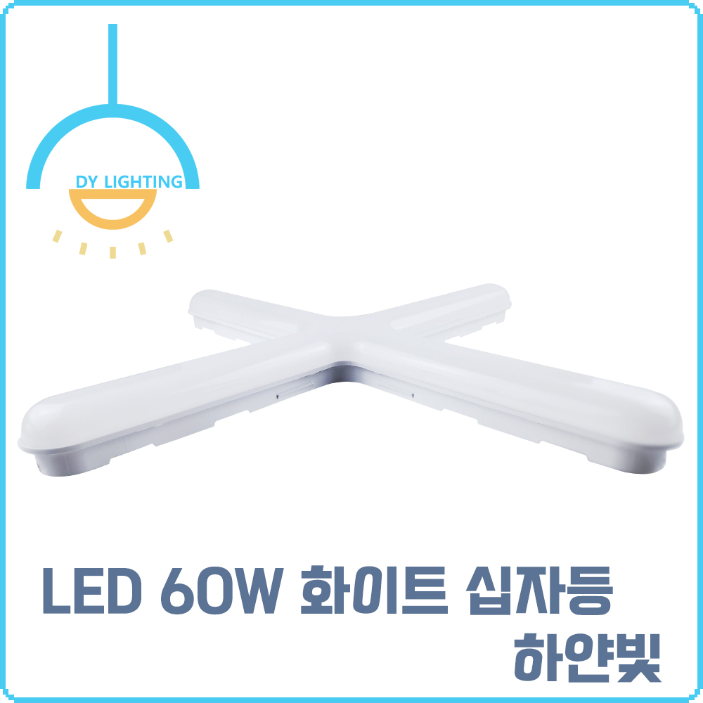 십자등 LED 형광등 60W, 주광색