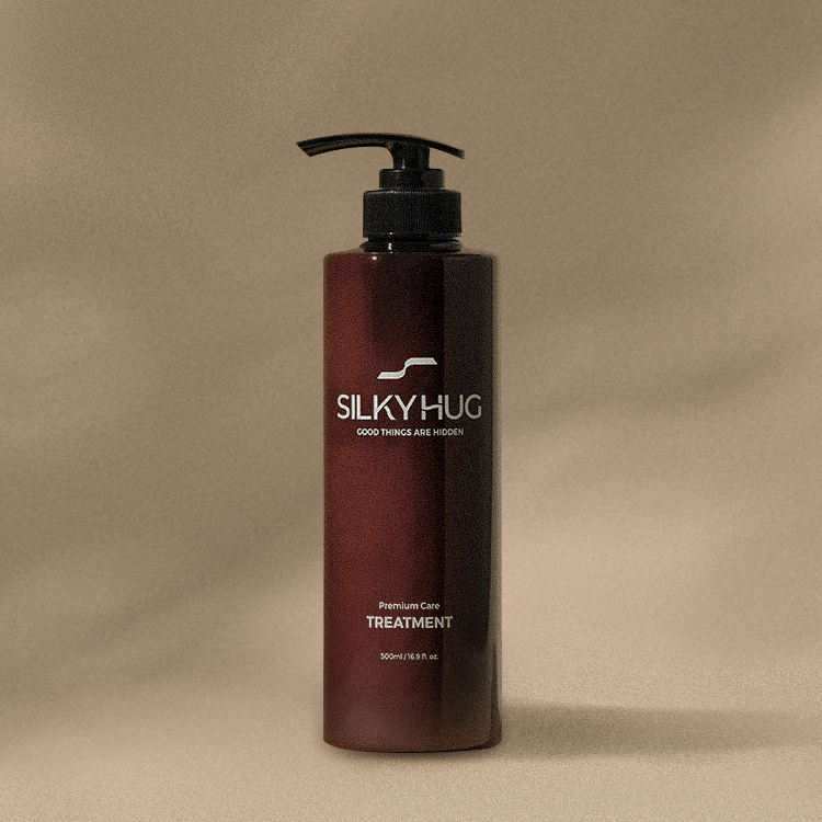 실키허그 단백질 헤어 트리트먼트 500ml 임산부 극손상 탈색모 상한 탄 머리 염색 모발 대용량 미용실 헤어팩 lpp 약산성