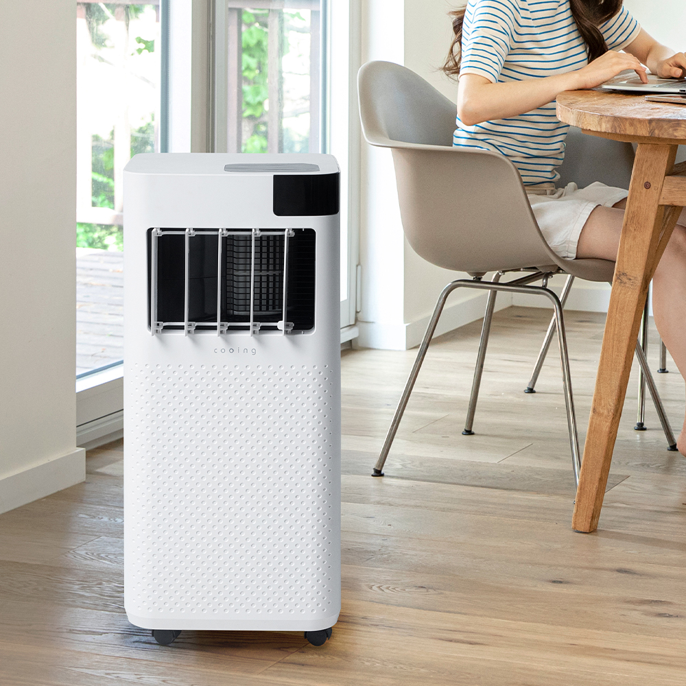 쿠잉 스마트 이동식에어컨 ACP-S9000W 미니 소형 캠핑용 실외기없는 이동형 - 상세 이미지 2