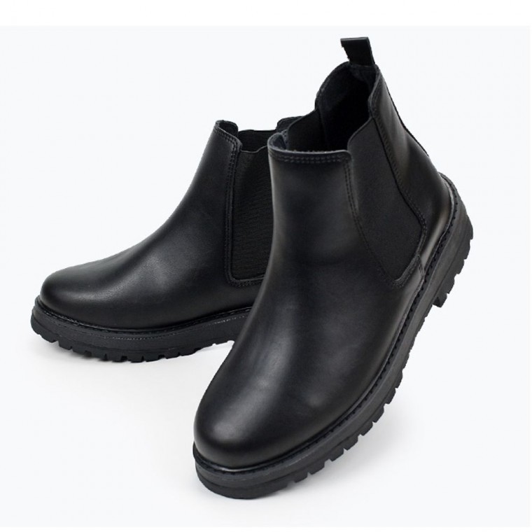 밴딩 여성 첼시 부츠 미들 슈즈 여자 앵클 신발