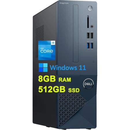 Dell [해외]Dell Inspiron 3020S 중소기업 데스크탑 컴퓨터 13세대 인텔 10코어 i5-13400 프로세서(비트 i7-11700) 8GB RAM 512GB SSD UHD