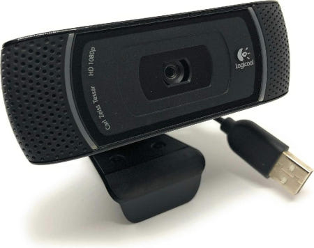 [해외]로지텍 HD 프로 웹캠 5 000 픽셀 CARL ZEISS 렌즈 C910