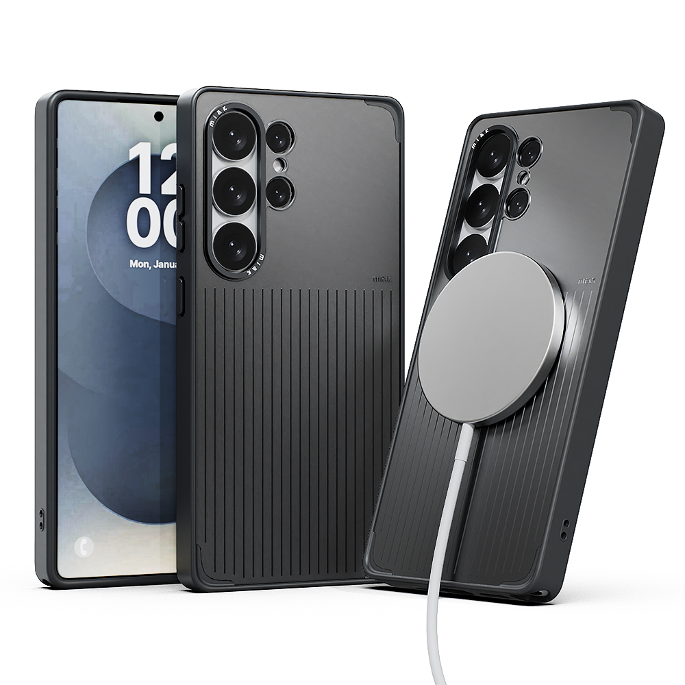 미아크 무드 맥세이프 케이스 블랙, 갤럭시S25 울트라