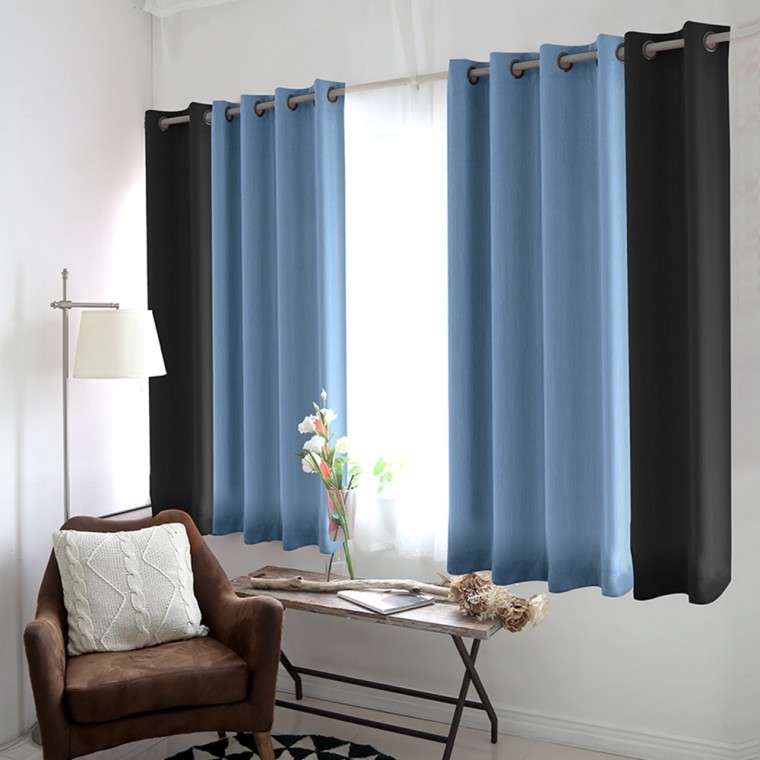 암막커튼 작은창 포인트커튼 아일렛실내 커텐 거실