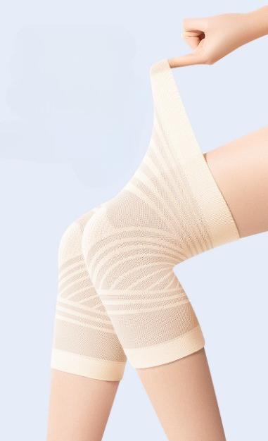 [6배쫀쫀] 옵티케어 뽕나무실크 무릎 압박밴드 보호대 런닝 헬스 무릎아대 - 상세 이미지 5