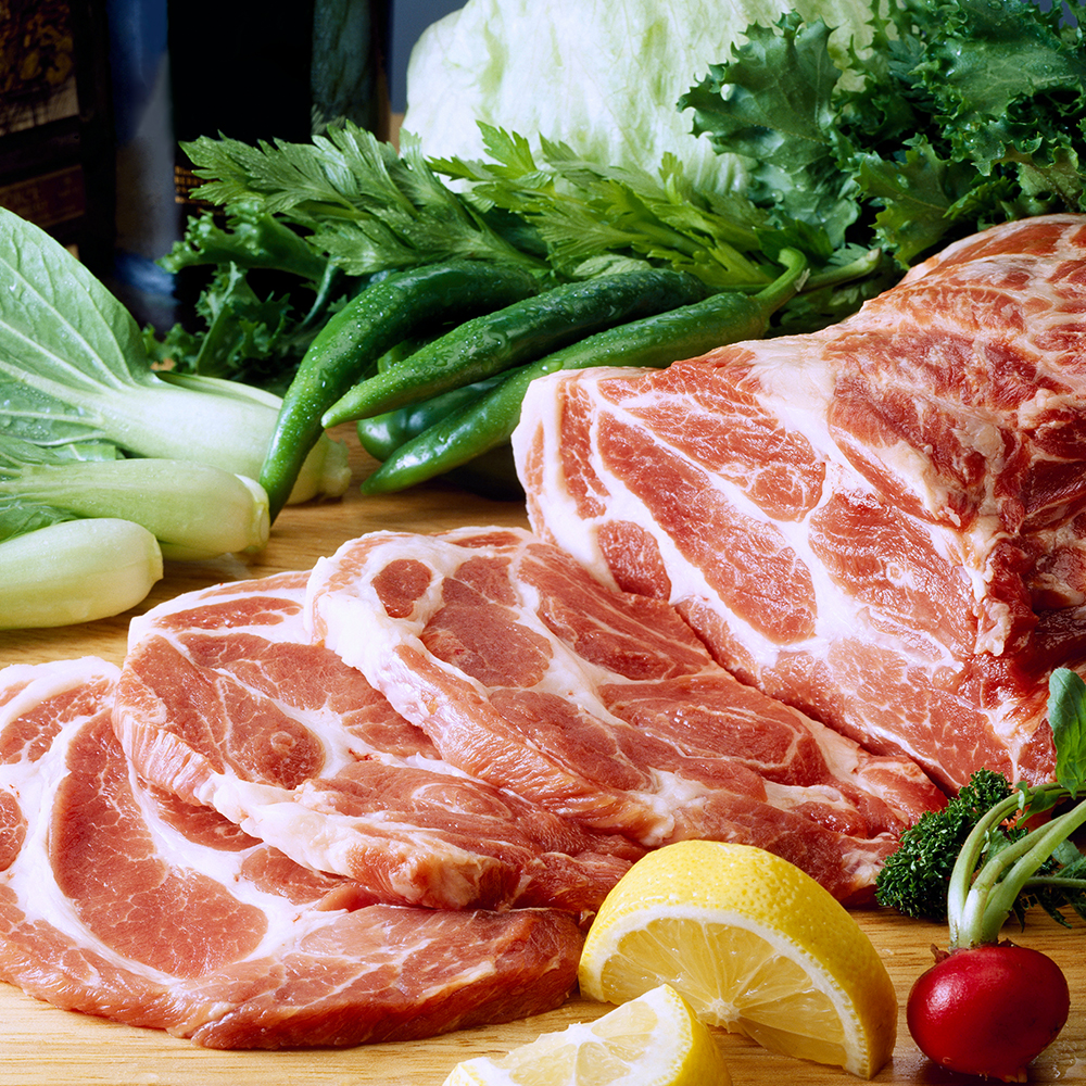 부드러운 한돈 목살 구이용 맛있는 돼지 고기 캠핑 바베큐 가정용 냉장, 300g, 3개