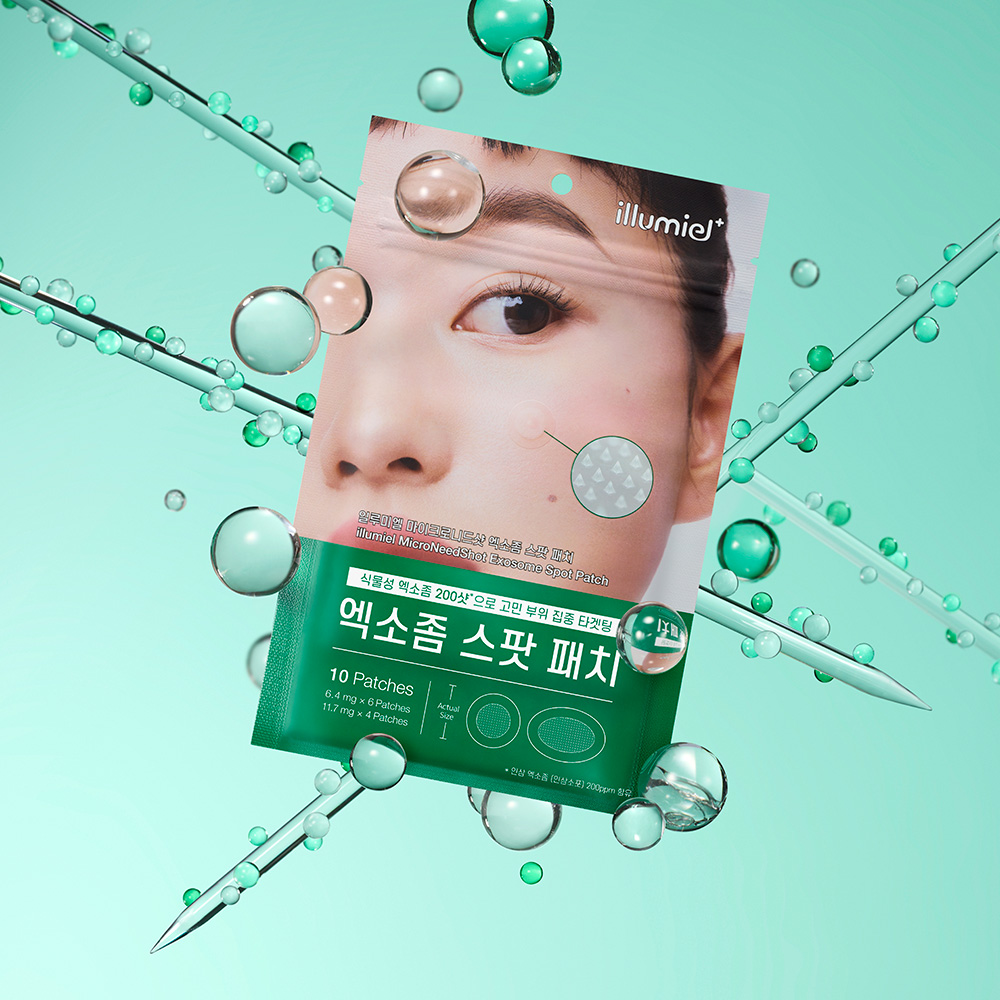 일루미엘 마이크로니드샷 엑소좀 스팟패치 10매 x2팩 여드름 트러블 진정 니들 패치 - 상세 이미지 2