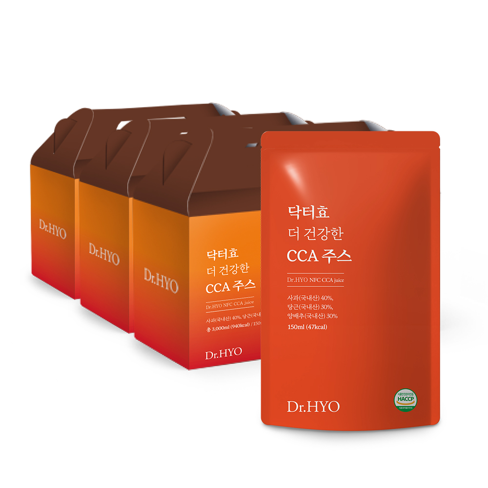 [2+1] 닥터효 더 건강한 CCA주스 150ml 60팩