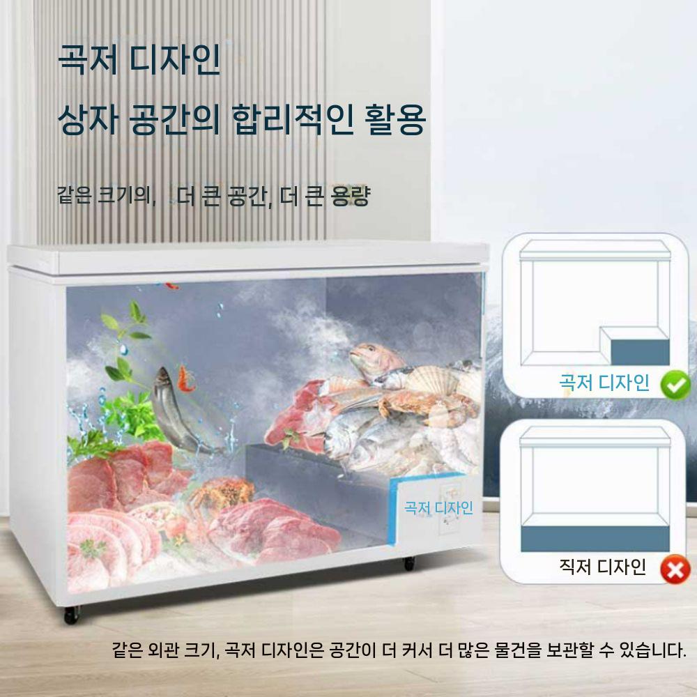 업소용 냉동고 참치 서랍형 고기 스탠드 컨버터블 소형 가정용 다용도 초저온 참치냉동고 - 상세 이미지 3