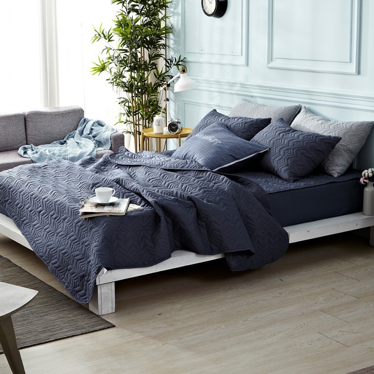 플로센트 누빔 스프레드침대커버 패드 이불 카페트