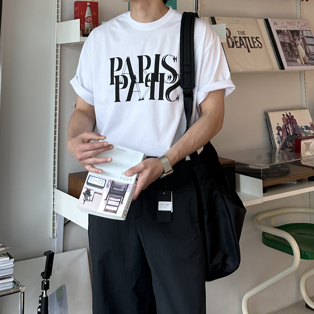 남자 반팔티 분또 여름 쿨 커플 티셔츠 남자 오버핏 반팔