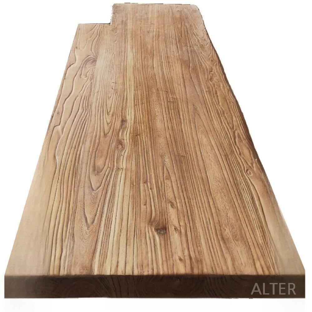 고재 테이블 상판 빈티지 원목 식탁 책상 나무 카페 120x60x5cm - 상품 이미지