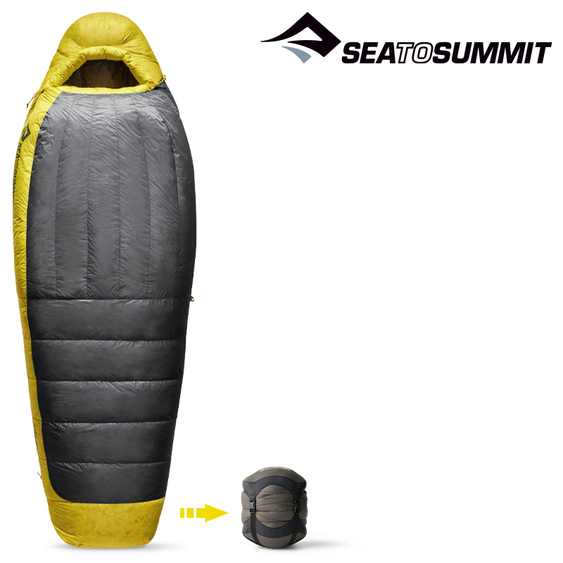 씨투써밋 스파크 -15도 레귤러 유니섹스 850필파워 구스다운 침낭(지퍼링크R) 니오정식