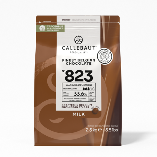 깔리바우트 밀크커버춰 (론도 2.5kg) 생초콜릿만들기 파베 발렌타인 커버춰 - 메인 이미지