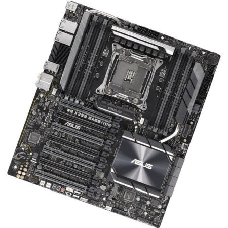 [해외]Asus WS X299 SAGE/10G 워크스테이션 마더보드 - 인텔 칩셋 소켓 R4 LGA-2066 SSI CEB 1 x 프로세서 지원 128GB DDR4 SDRAM 최대
