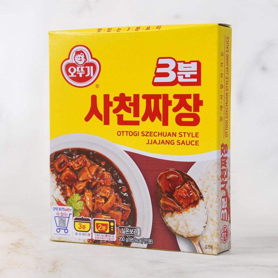 메가마트 오뚜기 3분 매운 사천짜장 매콤 200g - 상세 이미지 2