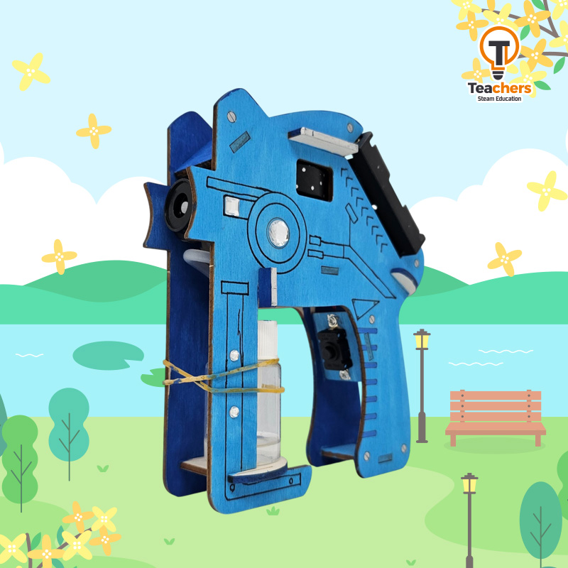 티처스 교과연계 과학키트 STEAM 보글보글 자동 비눗방울 버블건 R-14