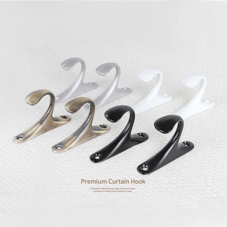 커튼 프리미엄 후사고리 2개암막 커텐 고정걸이 거실 창문 부속품 부자재 큰창 작은창 홀더 커튼끈