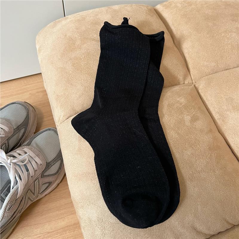 [발끝인싸] 애니윙 러블리 학생 레이스 양말 3종 세트 이미지 8