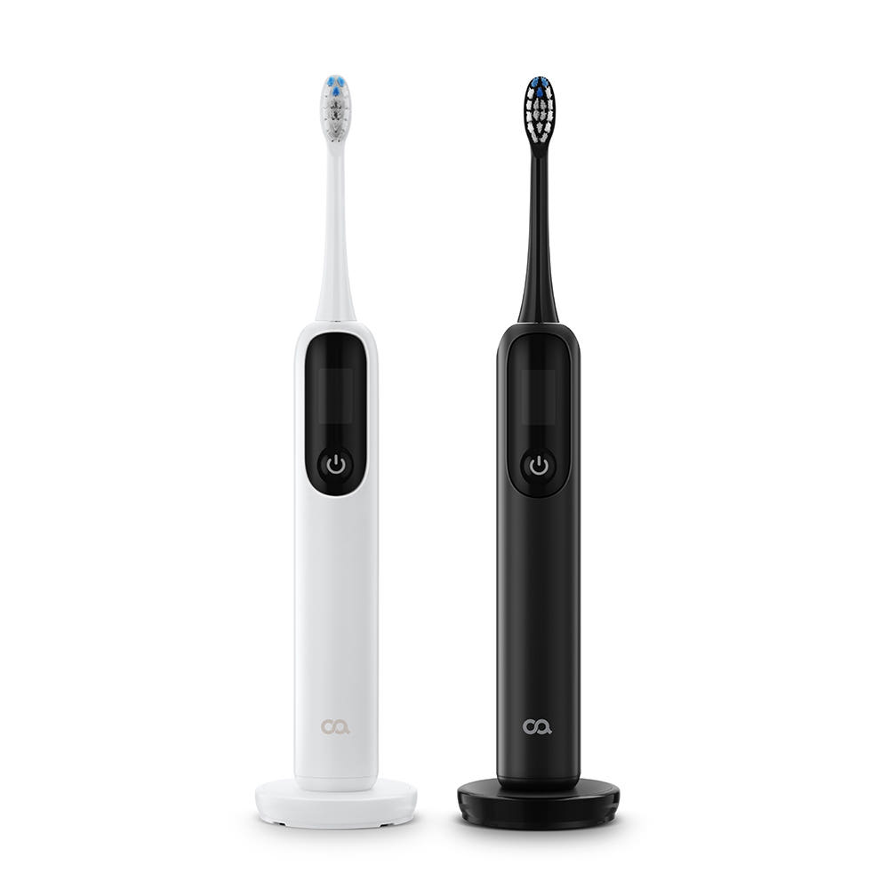 오아 전동칫솔 블랙/화이트 디자인
