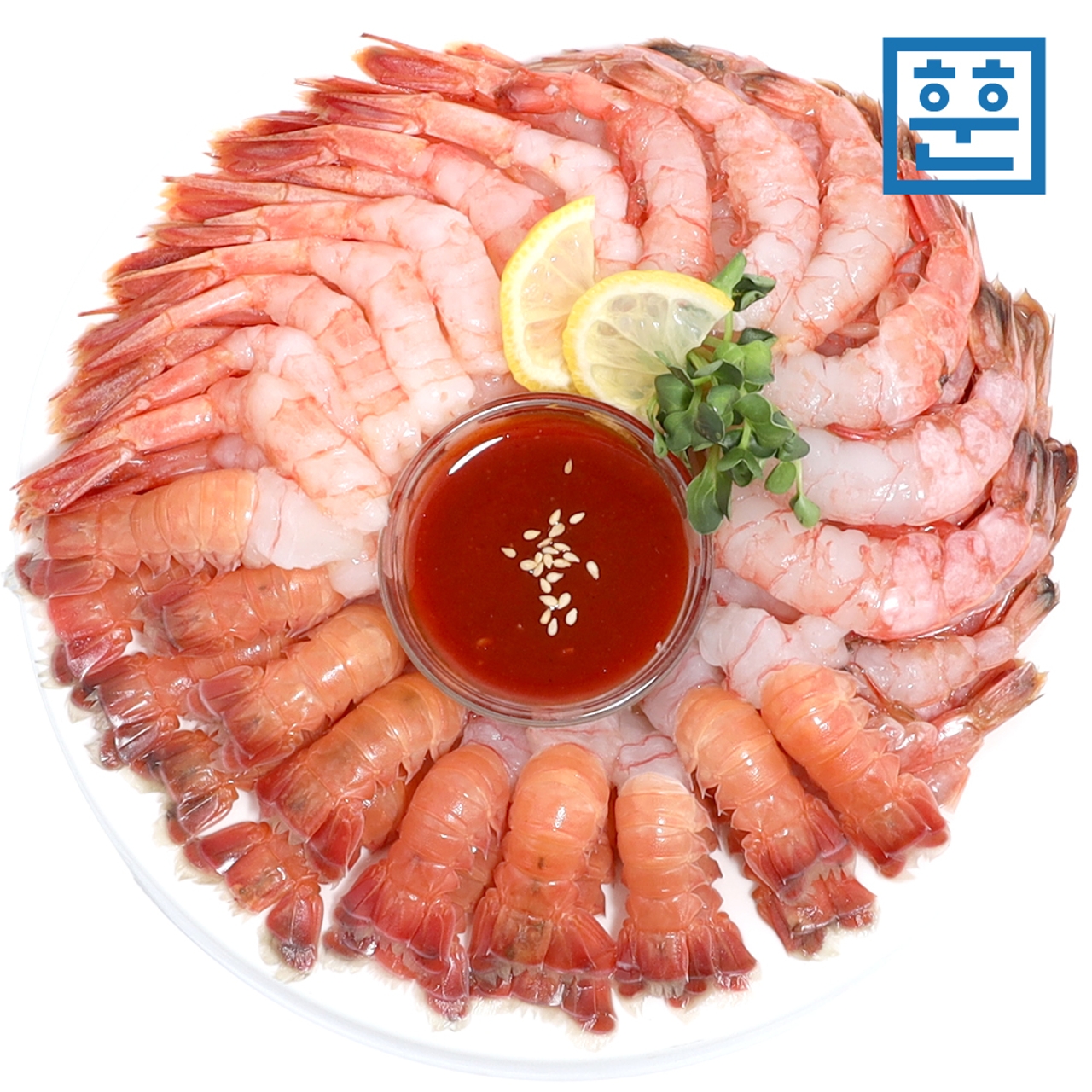 국내산 모듬 새우회 딱새우 단새우 달마새우 홈마카세