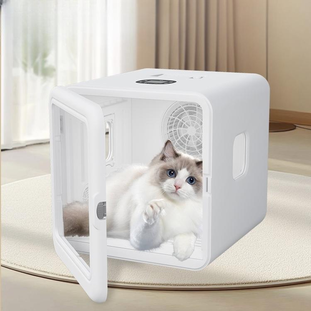 반려동물 건조기 저소음 목욕 털 말리기 강아지 고양이 드라이룸 드라이기 털 애견 70L (10-17kg) - 상세 이미지 2