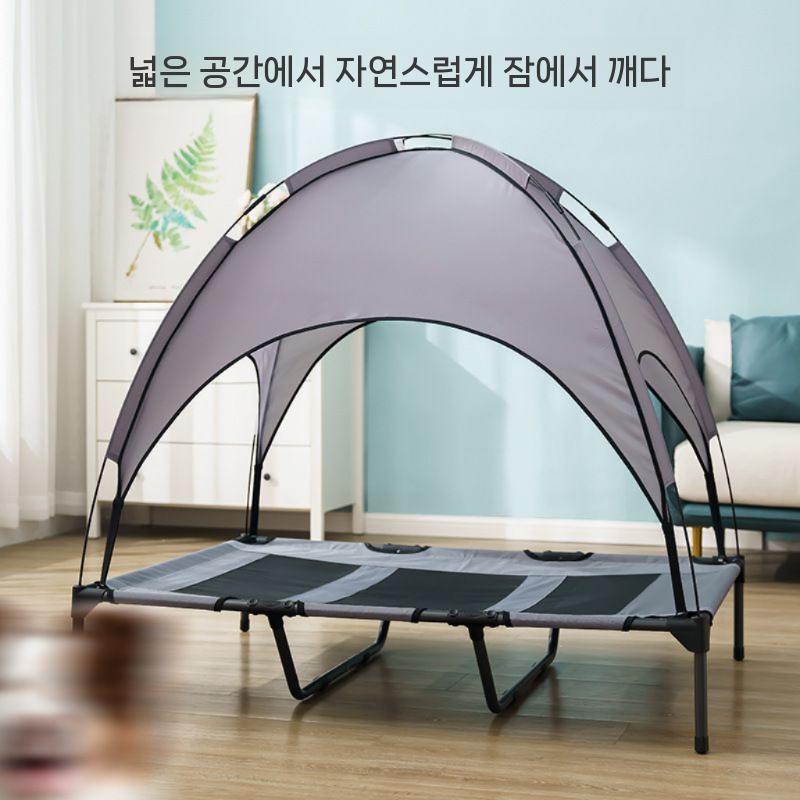 파라솔 모기장 대형견해먹 조립식 파고라 원두막 야외정자 캐노피 큐장 테라스 바베큐장 옥상 - 상세 이미지 3