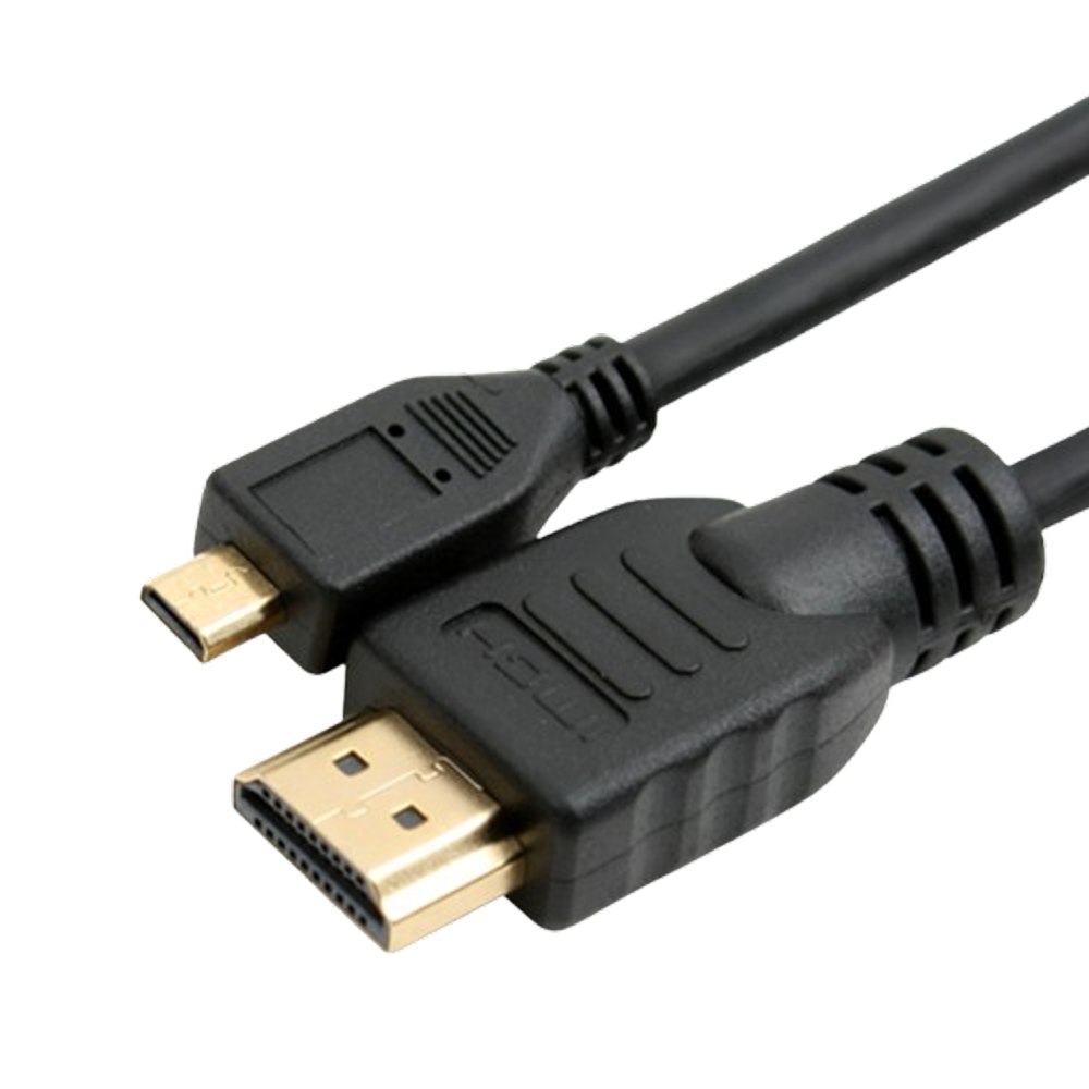 구형스마트폰 TV연결 HDMI to MicroHDMI케이블 마이크로선 1.8m - 메인 이미지