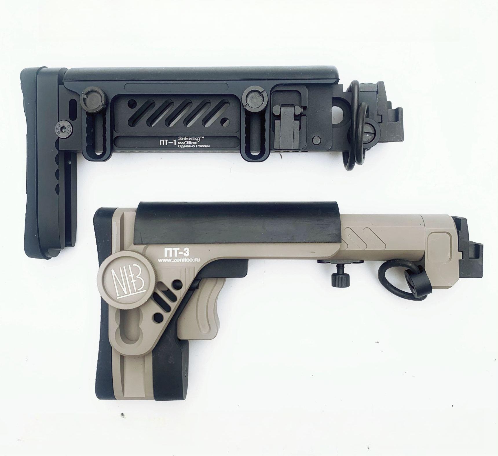 접이식 스톡 개머리판 PT1 AK102 아답터 PT3 금속브라캣 aka74u 소프트건 튜닝 업그레이드 버전 블랙 pt STS - 상품 이미지
